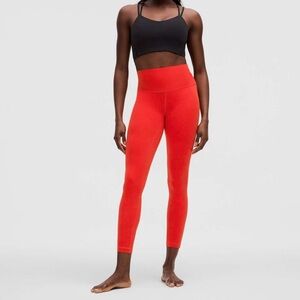 Lululemon!! High-Waist orange Performance Leggings
